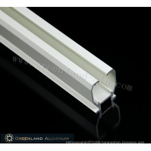 Electrophoresis White Aluminum Curtain Track Profile